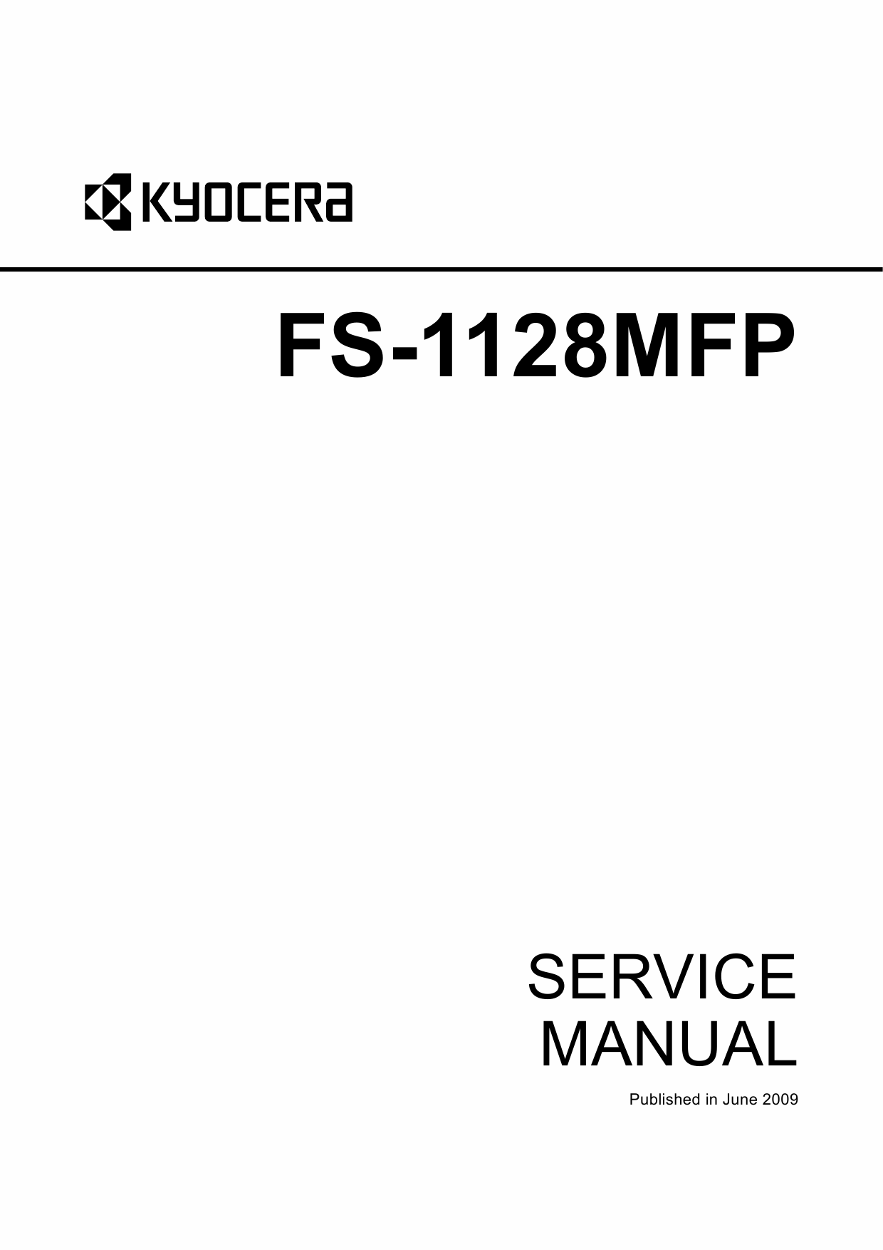 KYOCERA MFP FS-1128MFP Parts and Service Manual-1